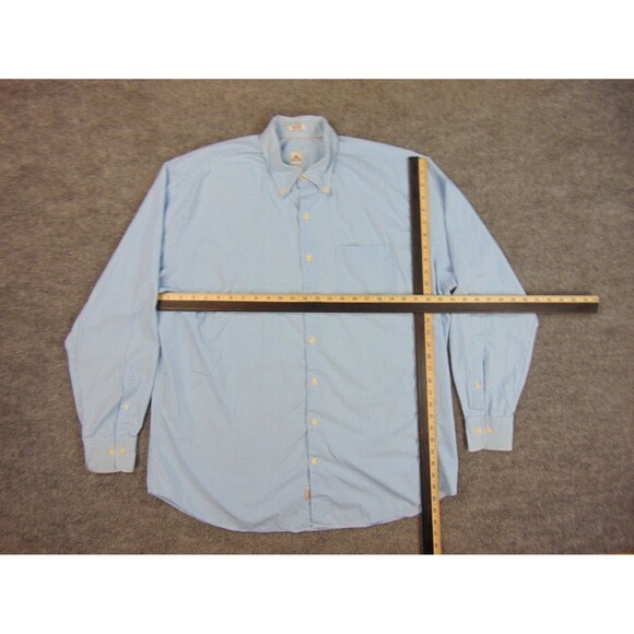 Peter Millar Crown Finish Shirt‎ Mens XL Blue White Check - Picture 5 of 8